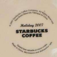 Starbucks Holiday Collection Cup & Saucer 2007 VTG GUC  