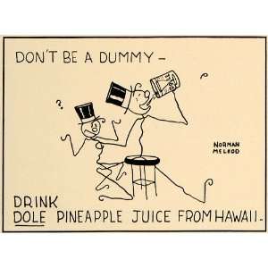   Juice Fruit Beverage McLeod   Original Print Ad