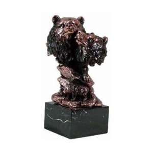  Couple Bear Bust Statue