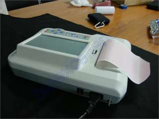 Portable Touch Screen Digital 6 channel Electrocardiograph ECG EKG 