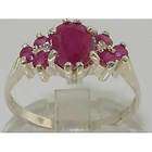 UNUSUAL HIGH QUALITY STERLING SILVER OPAL RUBY RING  