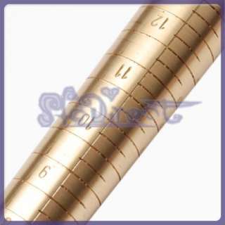 Copper Metal RING Finger SIZING MANDREL Sizer Stick  