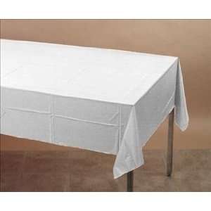    White 54 X 108 Paper Table Cover   24/Cs 