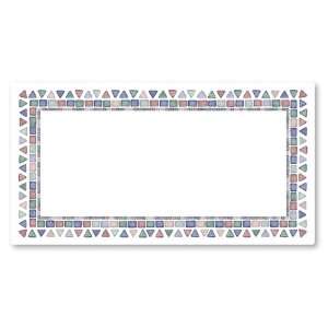  Mosaic Tile Paper Traymats   11 Inches x 20.5 Inches 