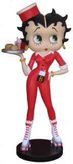 Betty Boop Rollerskate Waitress Statue  12 tall  