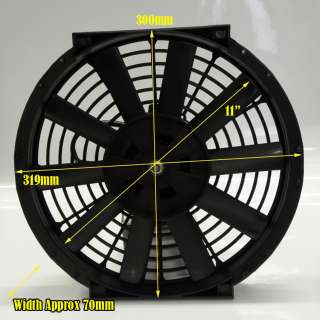 12 12v Universal Fan Use on Kit/Project Car Mounts direct on Radiator 