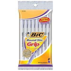  BIC Round Stic Comfort Grip Pen BICGSMGP81PL Office 