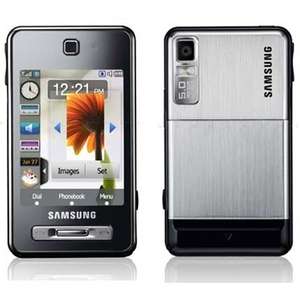 Samsung F480 GSM Quadband Phone (Unlocked) Silver (F480_SILVER)