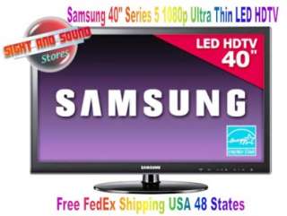 Samsung UN40D5005 40 1080p HD Ultra Thin LED LCD Television  