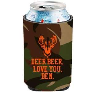  Deer Beer, I Love You Custom Can Koozie Sports 