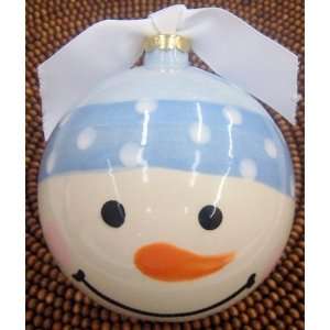  Baby Blue Snowface Personalized Ornament