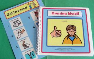 Dressing Myself   PECS Book and Schedule Board Autism  
