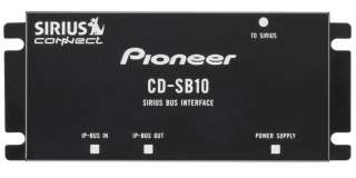 Pioneer CD SB10   Sirius Bus Interface for use with Pioneer SAT Radio 