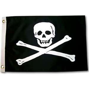  Pirate Jolly Roger Outdoor Garden Flag 18x24in Patio 