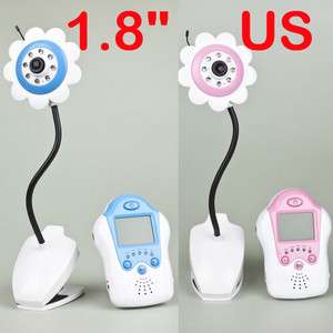   LCD Wireless Camera Video Baby Monitor Voice Control 2.4Ghz Security