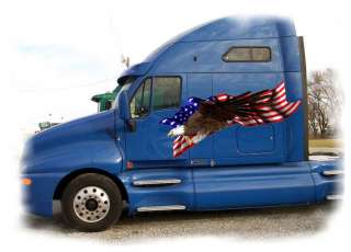 American Eagle Flight Auto Graphic Semi Truck Graphics  