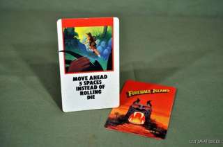 MOVE AHEAD 5 SPACES Card for FIREBALL ISLAND Game  