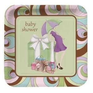   Parenthood Baby Shower 9 Inch Paper Plates 8 Per Pack