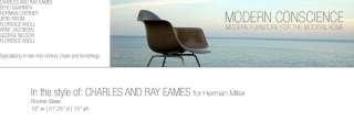 Eames Herman Miller Chair BLACK ROCKER BASE Walnut Wood  