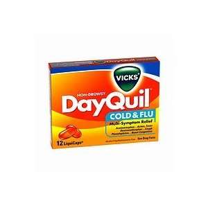  Vicks Dayquil Nondrowsy Cold & Flu, Multisymptom Relief 