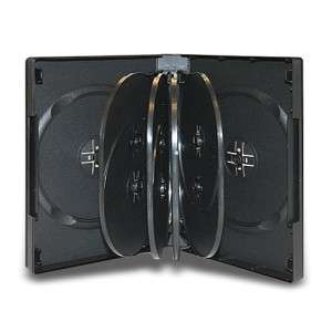 20 NEW 10 Disc DVD Cases Black Multi Storage 33mm  