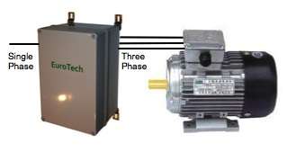 Single to three phase converter for a 2 or 3hp motor  