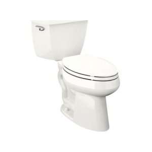   Highline Pressure Lite Comfort Height Elongated Toilet Finish White