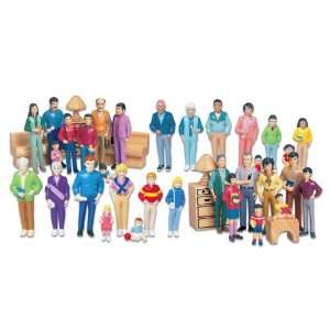  Childcraft Pretend Play Families   Set of 32 Office 