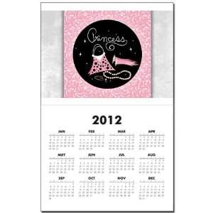 Calendar Print w Current Year Princess Accessories