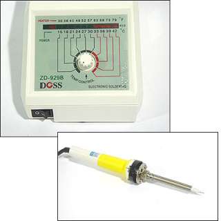 TEMPERATURE CONTROLLED SOLDERING IRON STATION,48W, 929B  