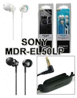 Original Sony MDR EX50LP EX Monitor In Ear Headphones White Black 