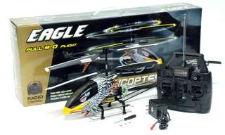 Eagle LED 3CH RC Helicopter Radio Remote Control 26 Electric Falcon 