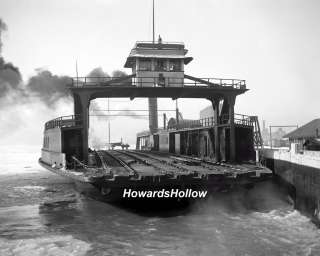 Photo   Railroad Car Ferry, Transport Steamer, Detroit River  
