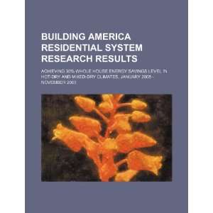  Building America residential system research results 