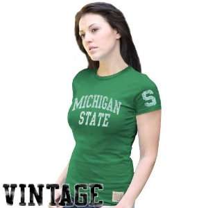  Original Retro Brand Michigan State Spartans Ladies Green 