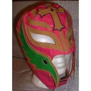  WWE REY MYSTERIO KIDS Pink LEATHER Mask 