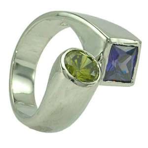  Multicolor Multishaped CZ Ring Jewelry