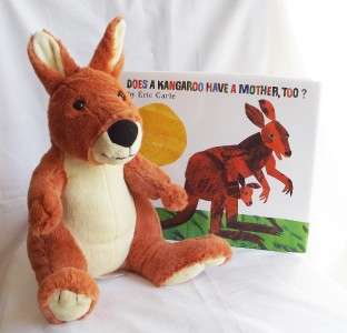 Does A Kangaroo Have A Mother, Too? by Eric Carle and A Soft Plush 