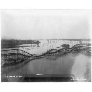  Flooded roller coaster,Vandalia,Fayette County,IL,1913 