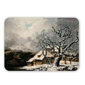  A Winter Landscape, 1752 (oil on canvas) by   Mouse Mat 