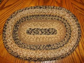 Primitive Kettle Grove Braided placemats  