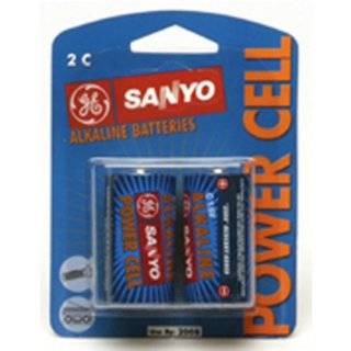 Sanyo Ac2C Alkaline Batteries Blister Packs (C 2Pk) by Sanyo