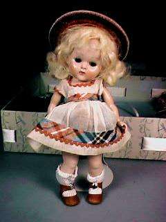   Doll Tiny Miss #41 June 1953 with Wardrobe in Presentation Box  