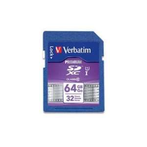  Selected 64GB SDXC Memory Card Class 10 By Verbatim 