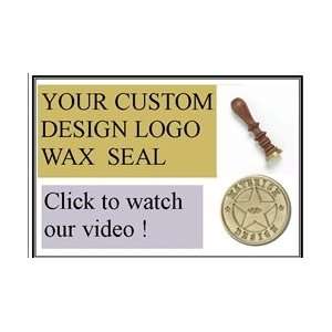  Custom Wax Seal Stamp  Your Logo or Design Arts, Crafts 