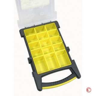 15 Compartment Polycarbonate Tool Box Removable walls  