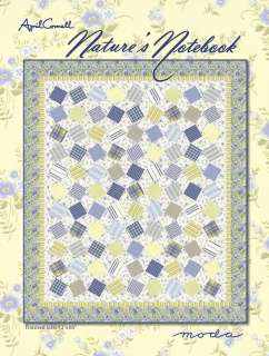 NATURES NOTEBOOK QUILT KIT   Moda Fabric April Cornell  