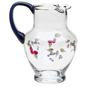   & Boch Cottage Inn Glass Pitcher 