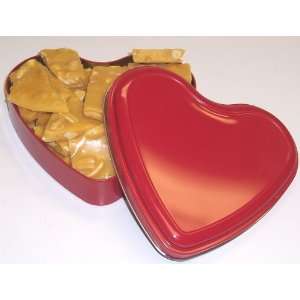 Scotts Cakes Peanut Brittle in a Heart Shape Tin  Grocery 
