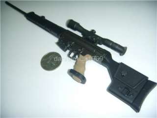 Scale 12 Hot Toys BBI Dragon   H&K PSG1 Sniper Rifle Gun  